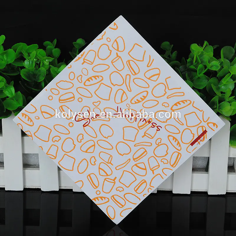 Moisture and grease resistant hamburger paper open bag