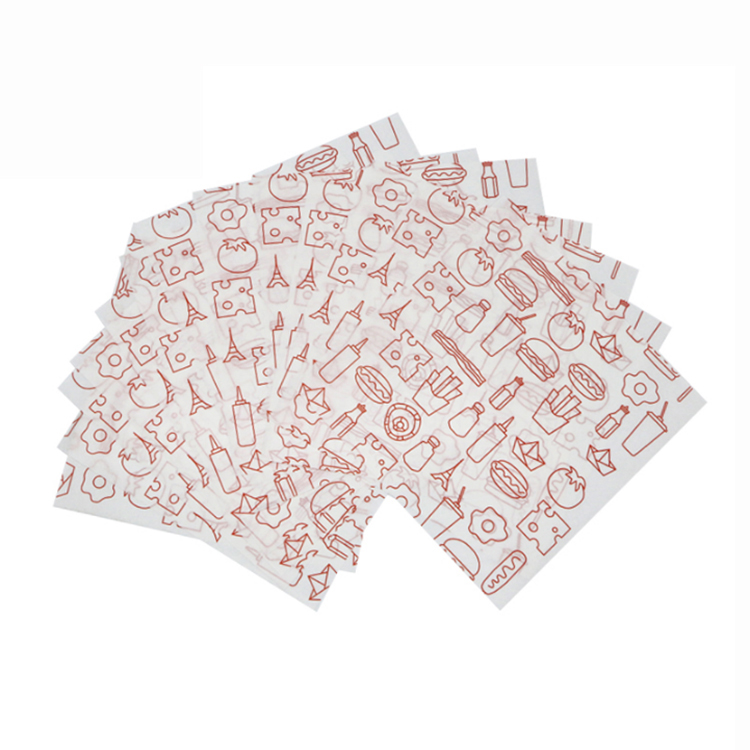 100% Virgin Pulp Reusable Hamburger Wrapping Paper