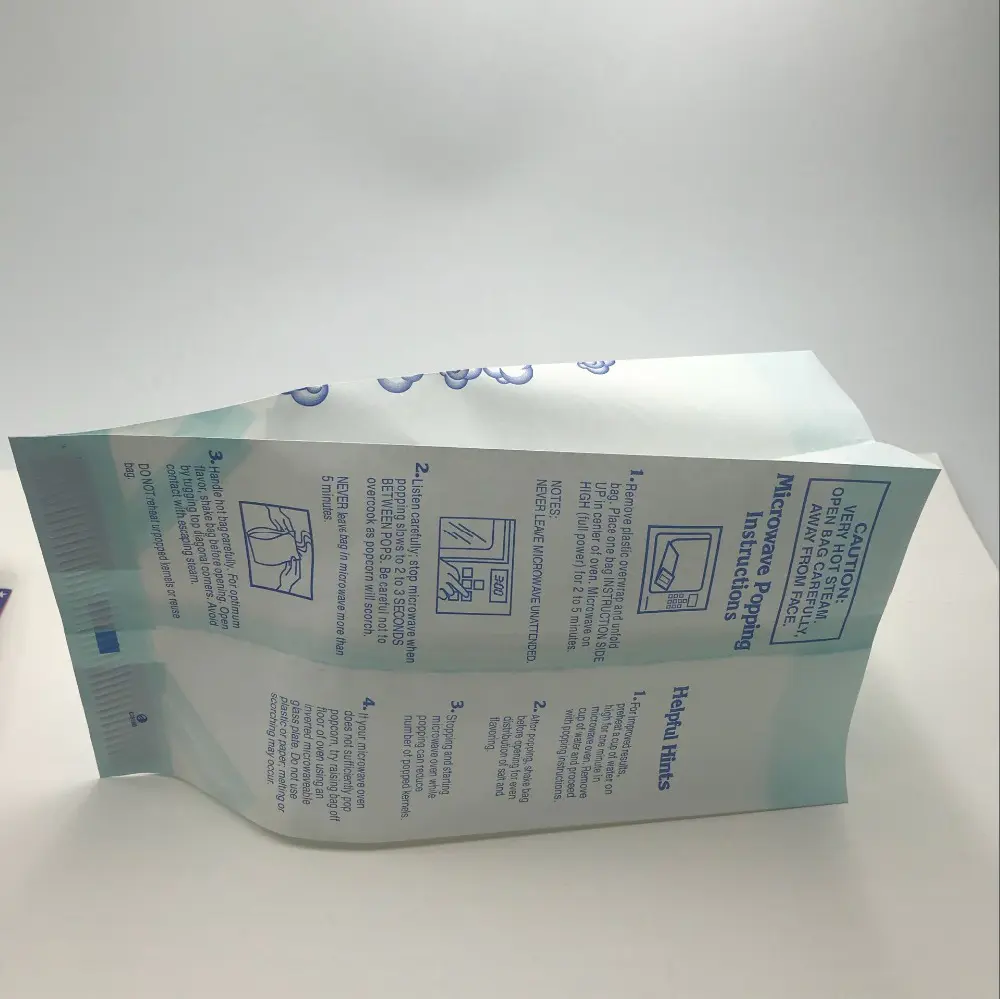 GreaseproofPaper Bags Microwave Custom Large Logo Printed Sealable Bulk Wholesale New Design