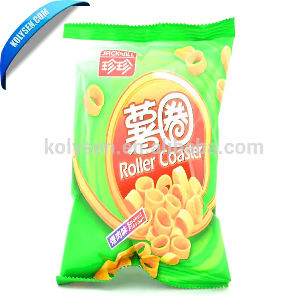 Sanck food Banana chips plastic packaging bag