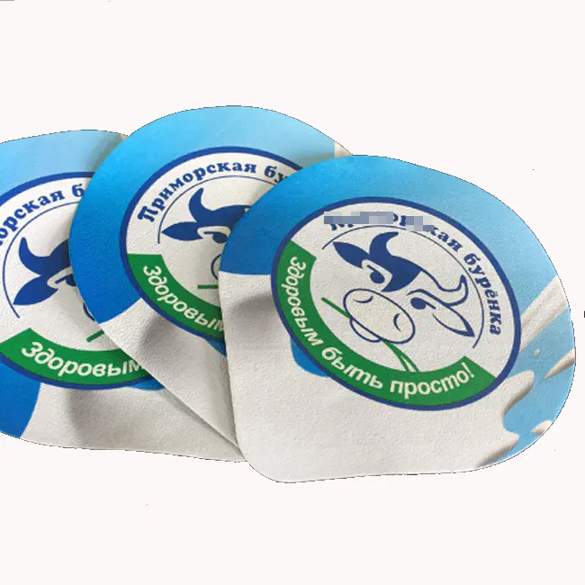PP Cup AL Foil Lid for Yogurt Cover Seal & Closure Printed Soft