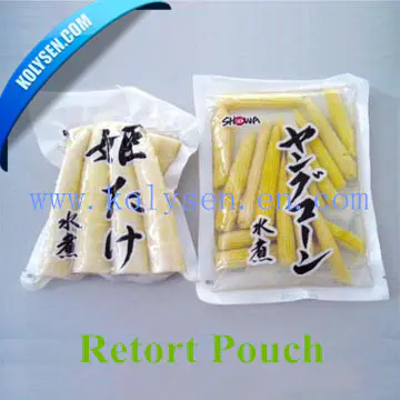 custom plastic sterile retort pouch
