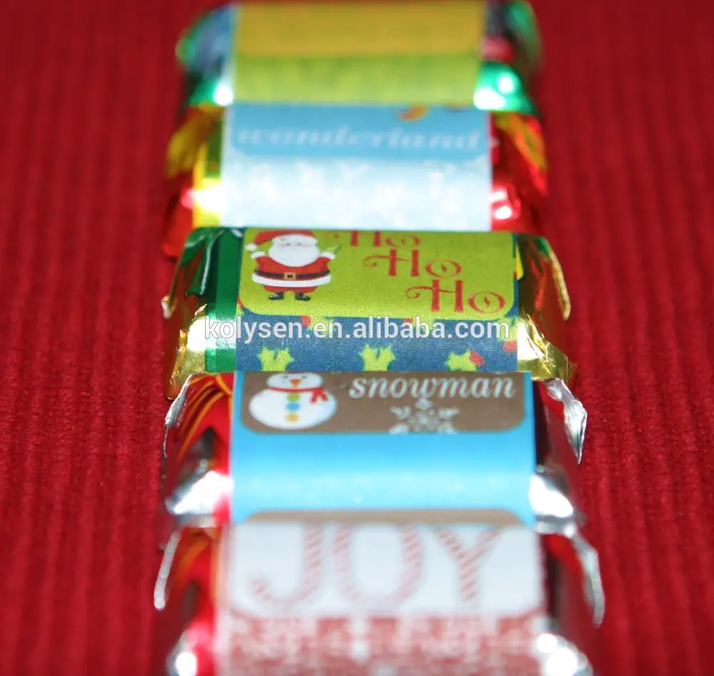 Chocolate inner foil wrappers