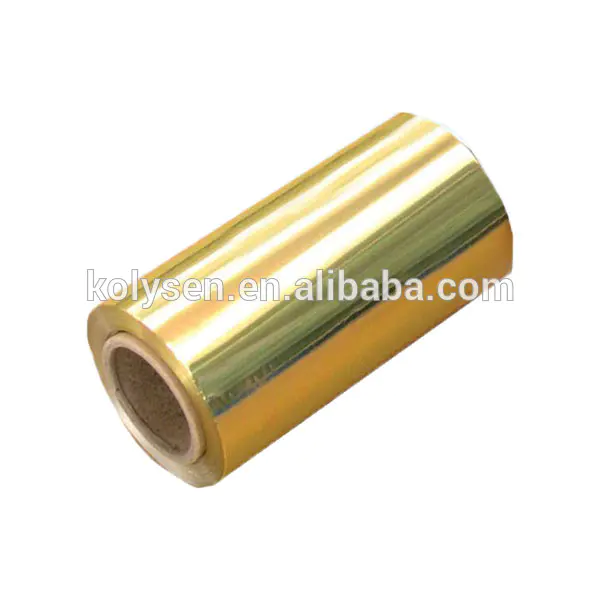 Gold chocolate coins packaging aluminum foil rolls