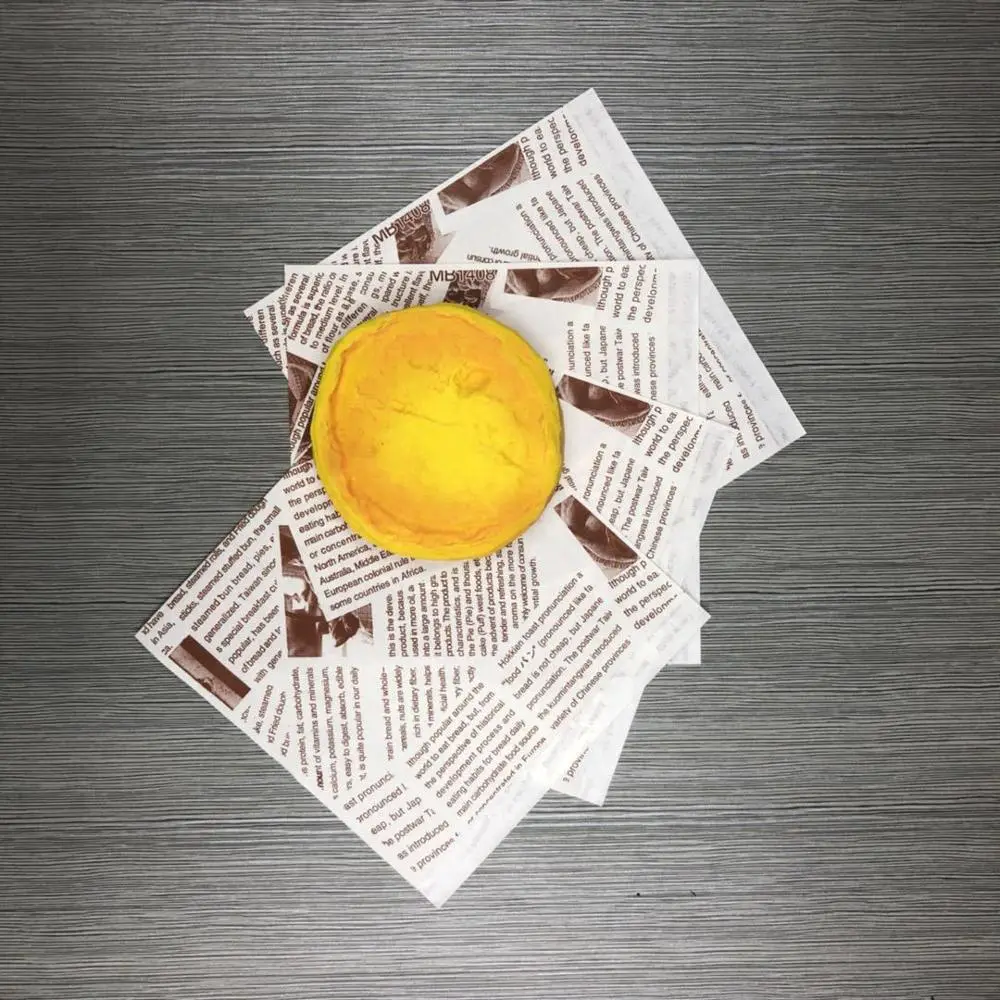 Food grade Churro Bags custom printed grease resistant paper bag