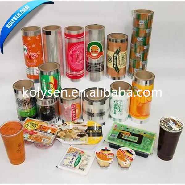 40mic sealing aluminum lidding film for yogurt and water cup covering