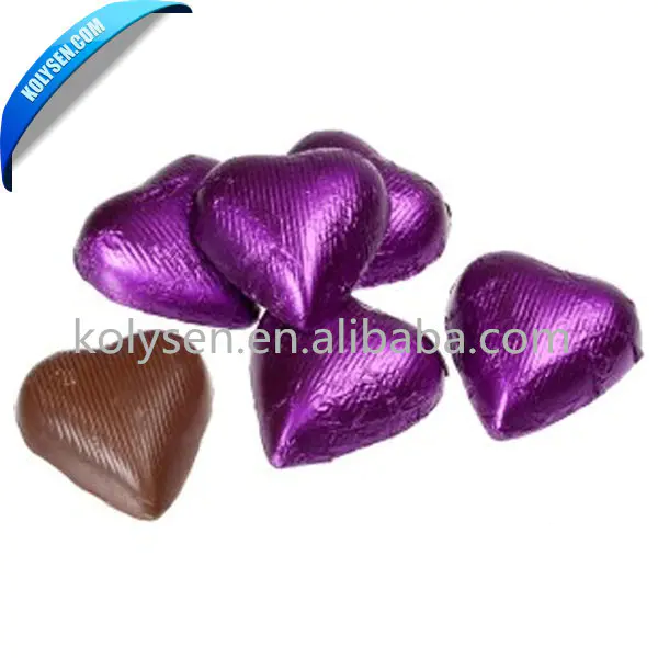 chocolate wrapping aluminum foil