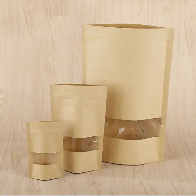 Quick Delivery China Packaging Paper Bag Craft With Clear Window
