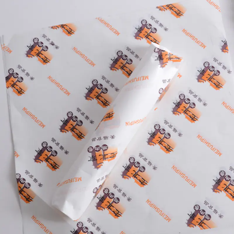 Greasy food wrapping oil resistant paper sheet