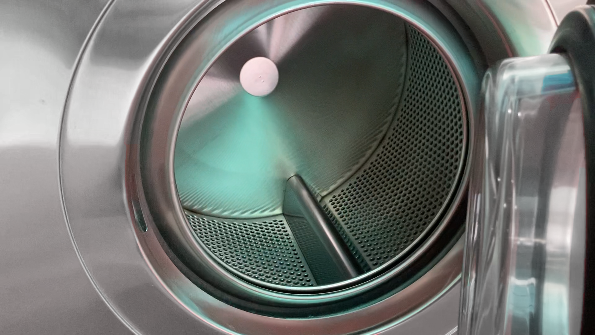 Gas heating industrial washing machine with dryer