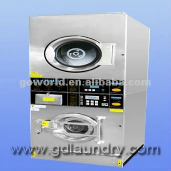 12kg Coin Operated Stack Washer Dryer---laundry machine