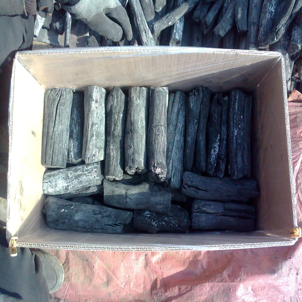 Laos Matiew White Charcoal Japan Korea BBQ Nature Wood Binchotan Charcoal