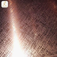 Price 201 304 316 430 4x8brush bronze color coated ss sheet decorative stainless steel sheet/plate/ panel