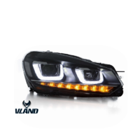 China Vland factory fit for Golf 6 Headlamp 2010 2011 2012 2013 2014 2015 for Golf 6 HEADLIGHT With demon eyeswholesale price