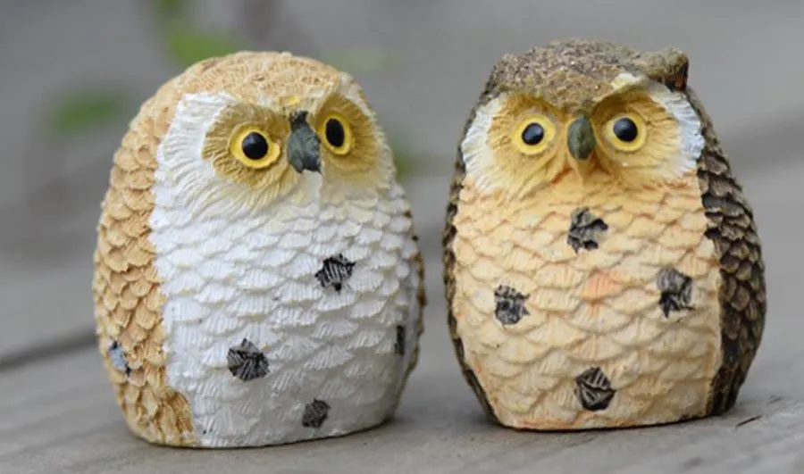 Cheap Price Best Selling Handcraft Miniature resin Owl Decoration Figurines