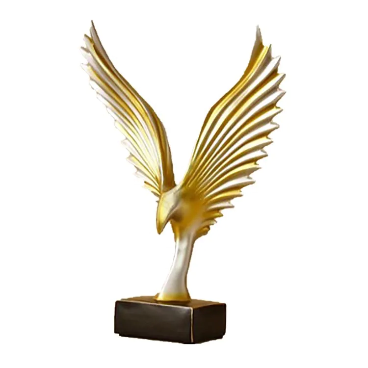 Polyresin Eagle in Stock Animal Statue Home Decor Figurine