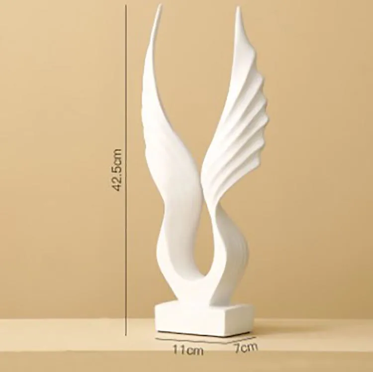 Factory Direct Selling Simple Resin Wings High-end decoration for Home Decor