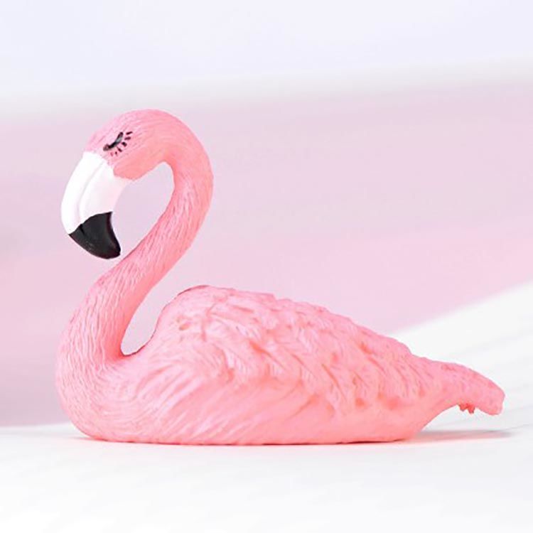 Garden DIY Decorative Miniature Terrarium Figurine lovely Flamingo Craft