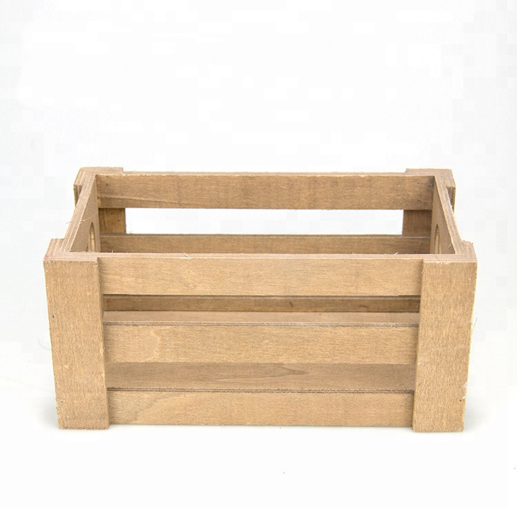 Good sales eco-friendly cheap wooden crate for beer flower fruits