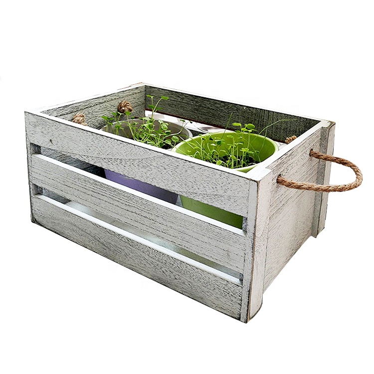 Customized size cheap wooden plant fruits crates wholesale