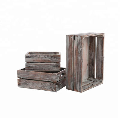 Low price useful simple gift eco-friendly wood crates unfinished
