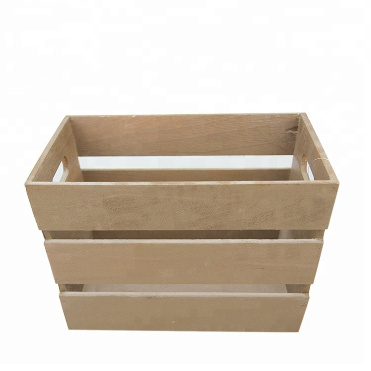 Useful and simple handmade fruit wooden box crates for sale