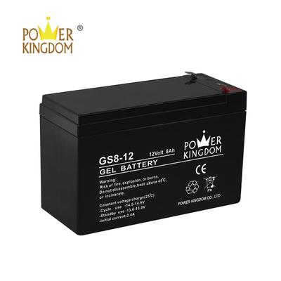 powerkingdom super quality best price 12v battery 8ah gel