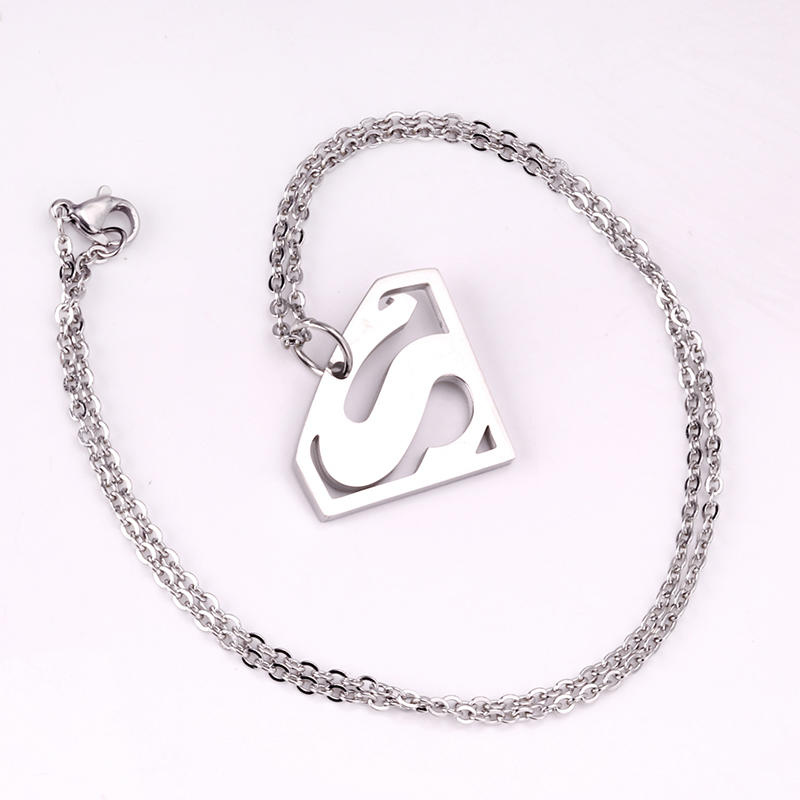 product-BEYALY-Fashion Quantum Science Effects Superman Stainless Steel Necklace-img-2