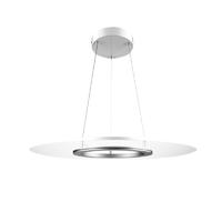 Ultra-thin 36W Dimmable Clear Round Panel Pendant Light With High CRI