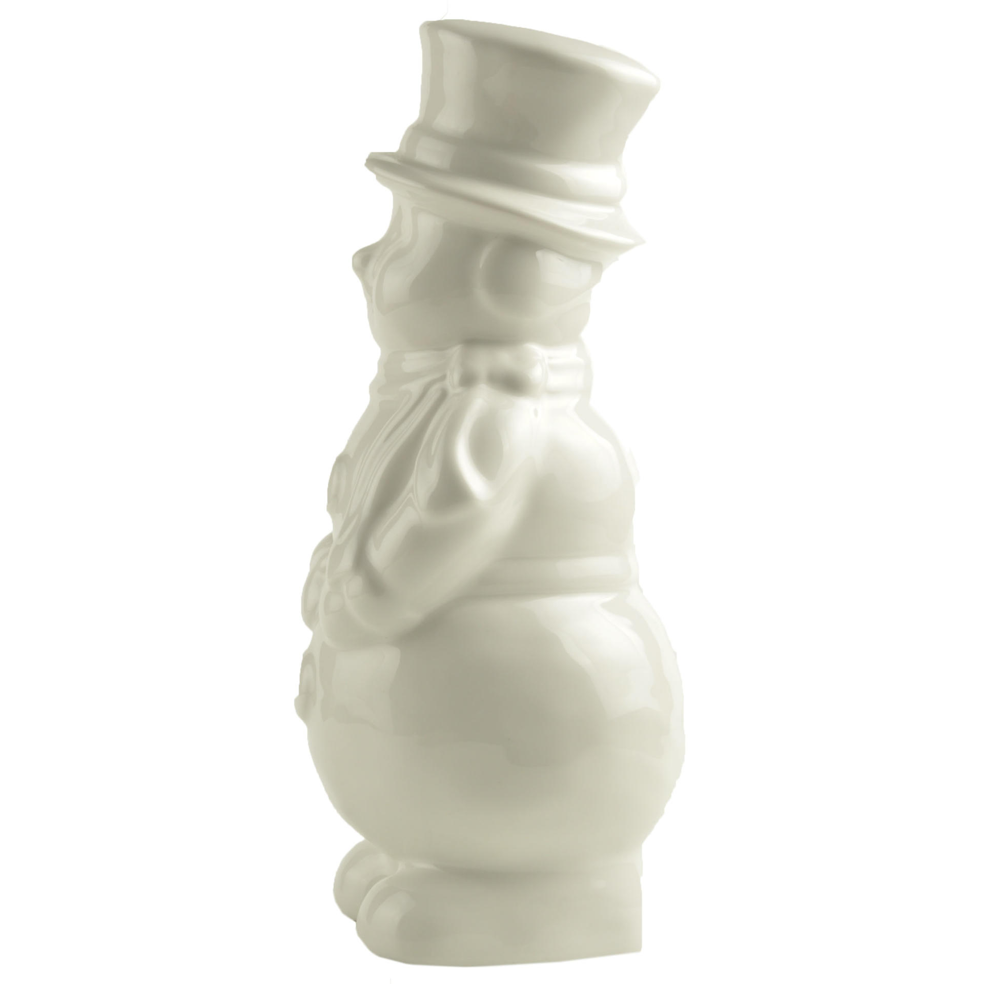 Wholesale New custom design personalized White Ceramic Snowman Decor Christmas home decoration