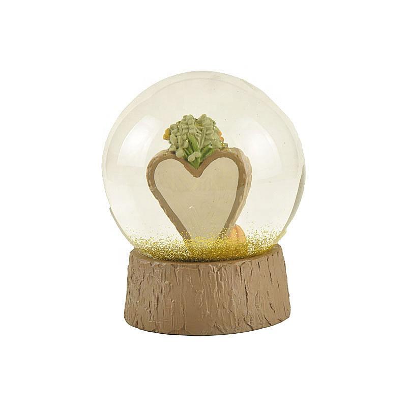 Heart-Shaped Wooden Sign With Pumpkin 80mm Water Polo Resin Water Polo Ball For Decoration