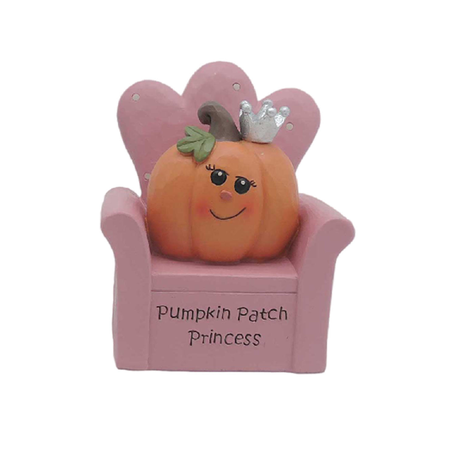 Pumpkin Princess On The Pink Sofa Pumpkin Figurines For Halloween Pumpkin Decor