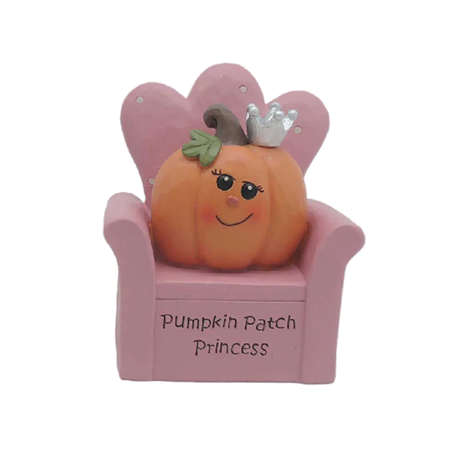 Pumpkin Princess On The Pink Sofa Pumpkin Figurines For Halloween Pumpkin Decor