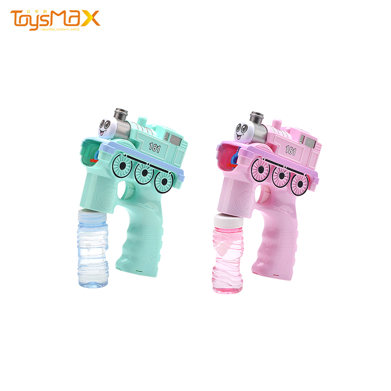 Wholesale summer funny toys automatic music light bubble toy train