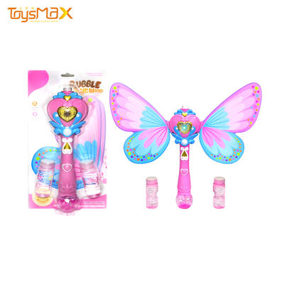 Wholesale outdoor toys Princess Magic Wand Electric Bubble Machine For Girl gift