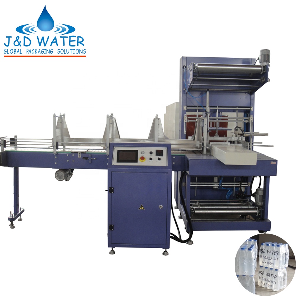 Heat shrinkable film packaging machine for bottle can
