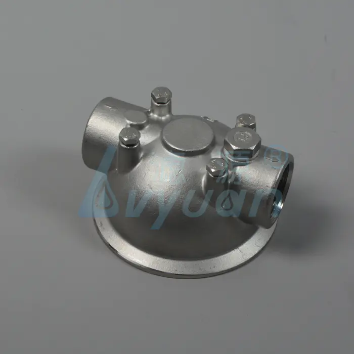 10 20 30 40 inch stainless steel SS 304 316 security cartridge filter housing for RO water pre treatment plant