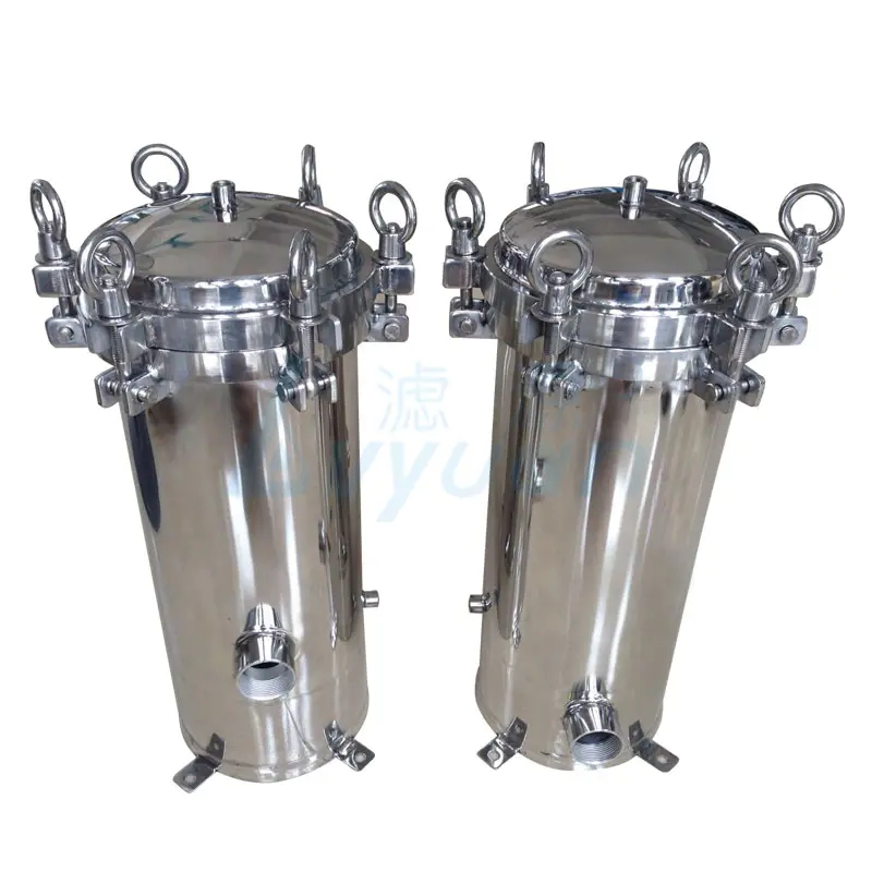 10''20'' stainless steel material ss304 ss316 cartridge filter water filter housing for industrial water filtration