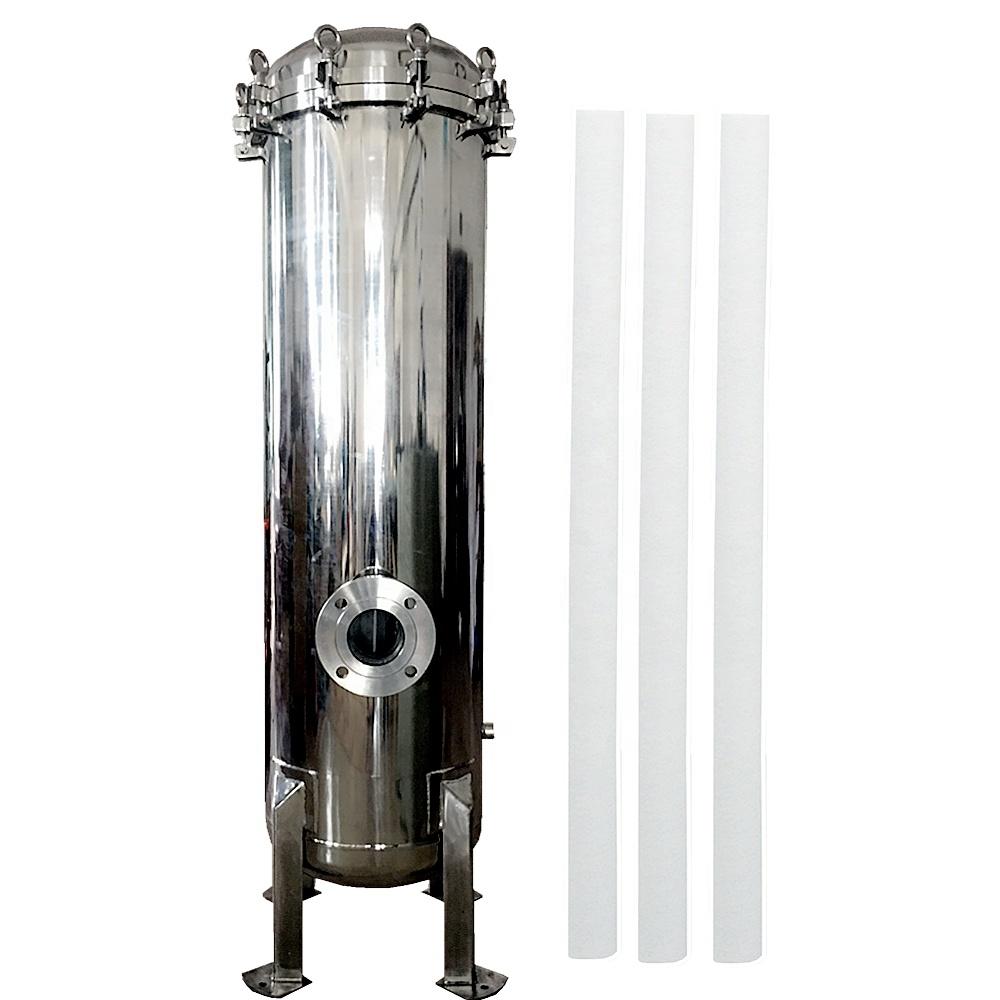 Industrial water filter housing 10 20 30 40 inches stainless filter housing