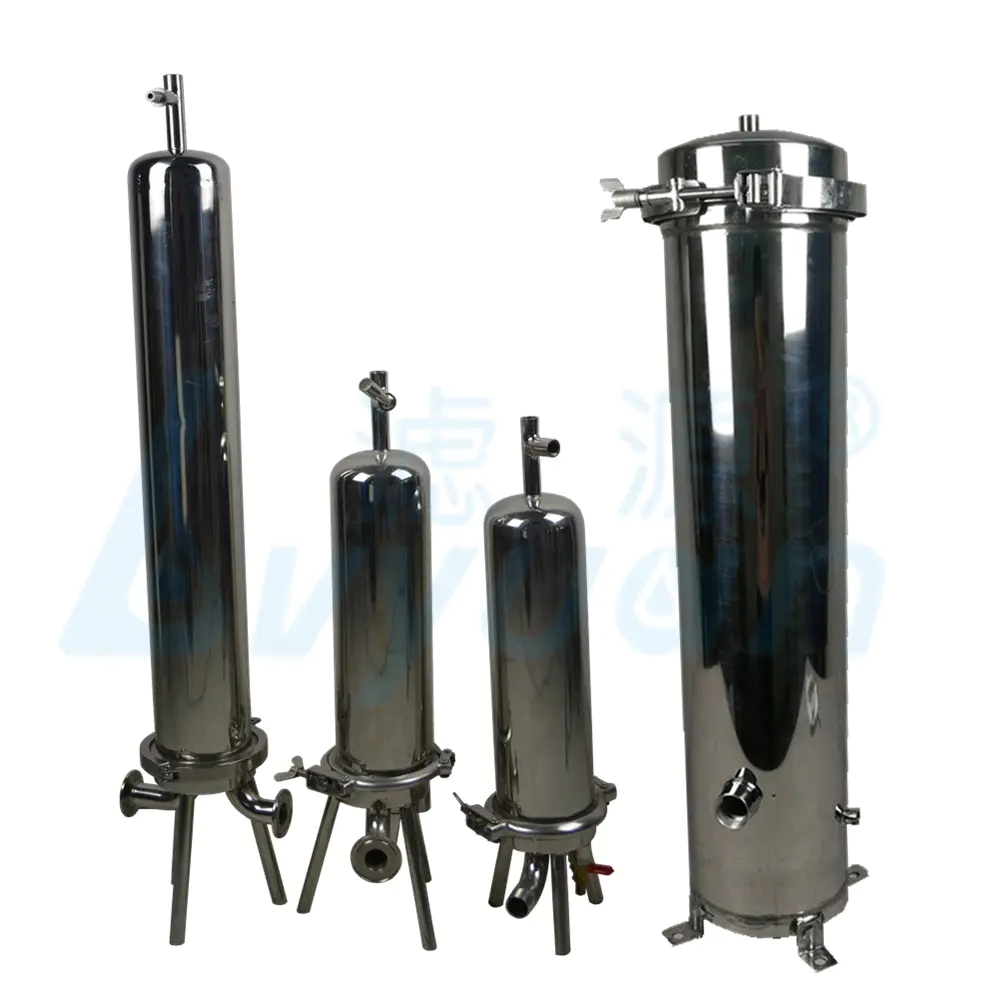 Discount price stainless steel housing 5 10 20 30 40 inch liquid filter housing water cartridge filter type