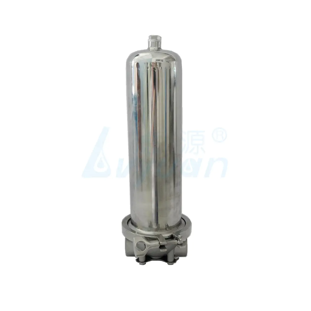10 20 30 40 inch stainless steel water filter housing/single cartridge filter housing for liquid filtration