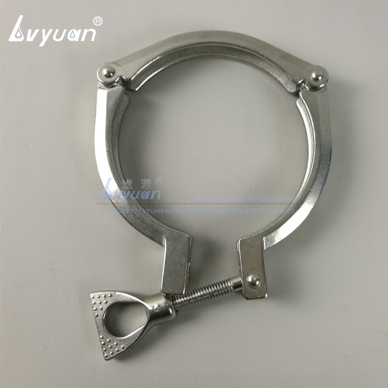 Clamp DOE 222 226 filter code SS304 316L material stainless steel micro filterfor sintered 10 inch SS mesh cartridge filter