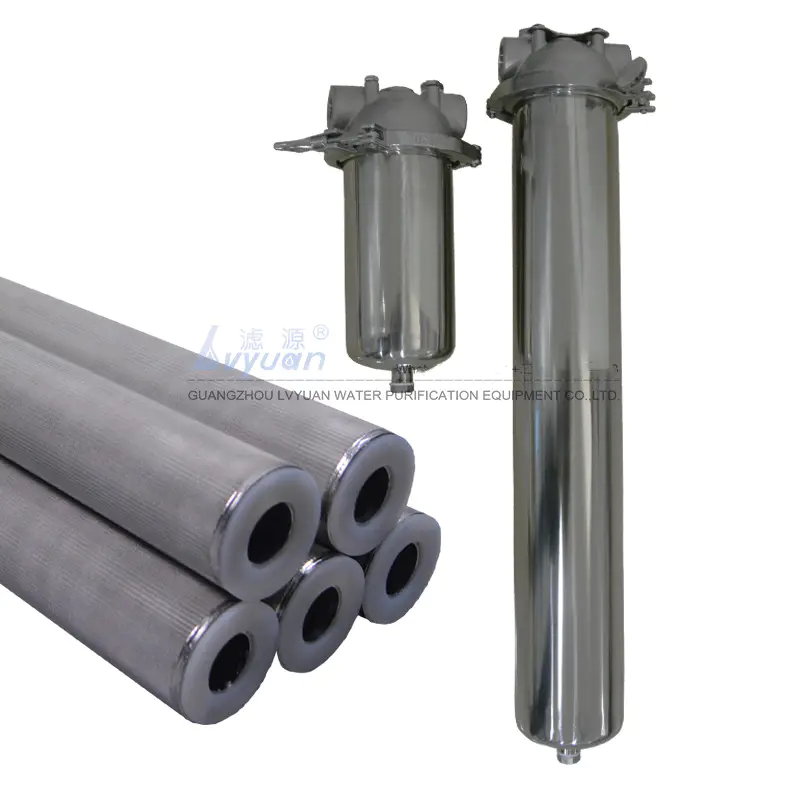 Cartridge filter housing series 316L stainless steel clamp filter housing