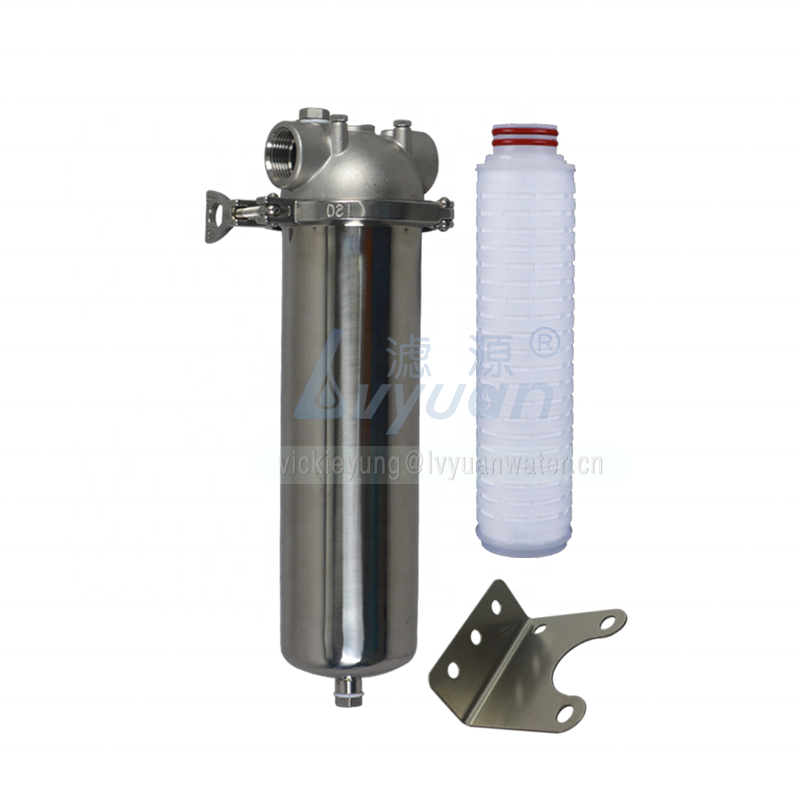 Wholesale 5 microns industrial 304 316L 10 20 30 inch ss cartridge filter housing for pure drinking water treatment system