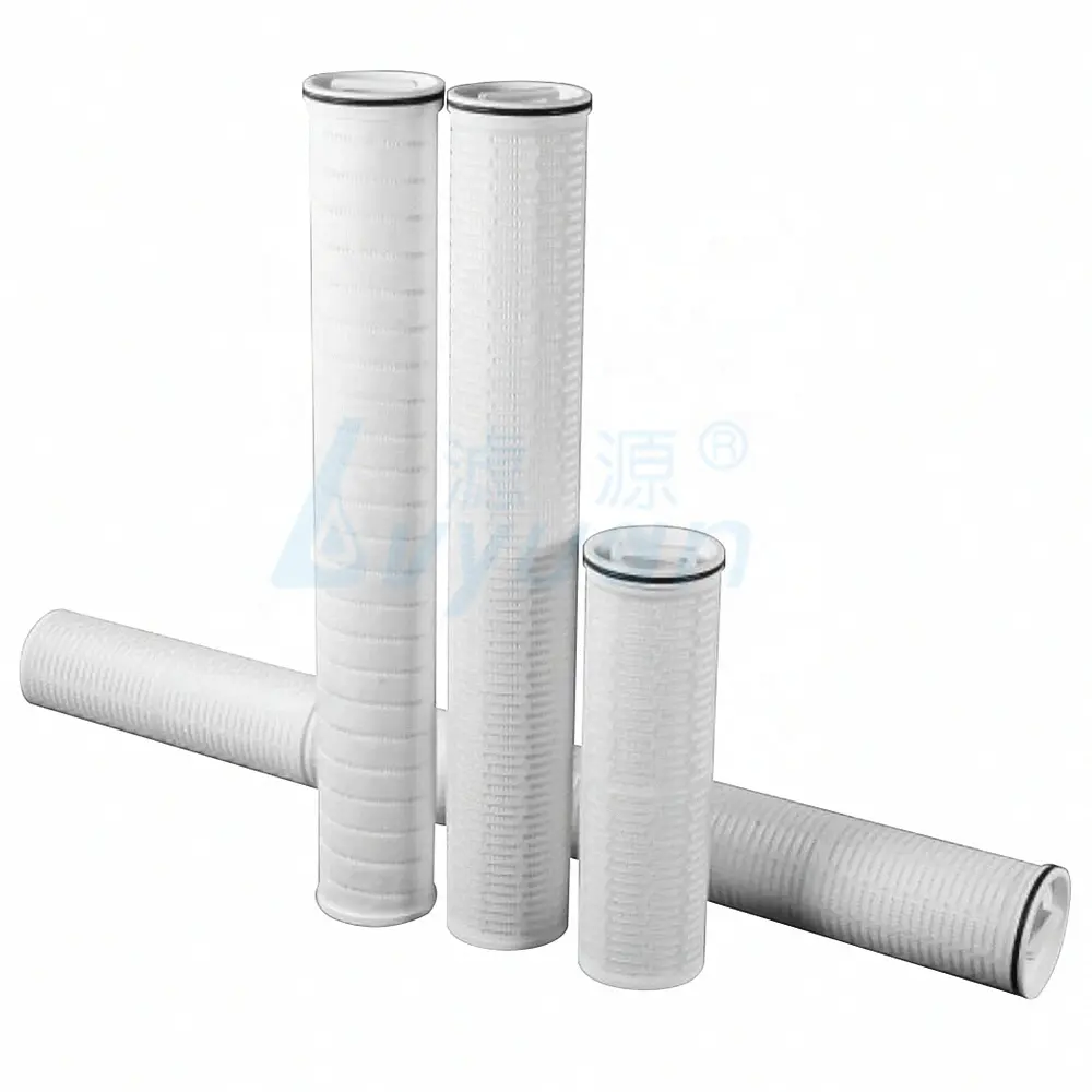 pleated filter cartridge high flow housing filtration housing ss housing for industrial liquid purification