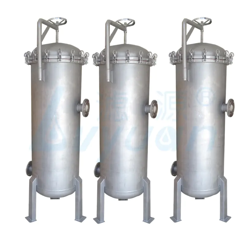 SS304 316 Multi-Cartridges Water Filter Housing stainless 10 20'' 30 40 Inch for Liquid Filtration