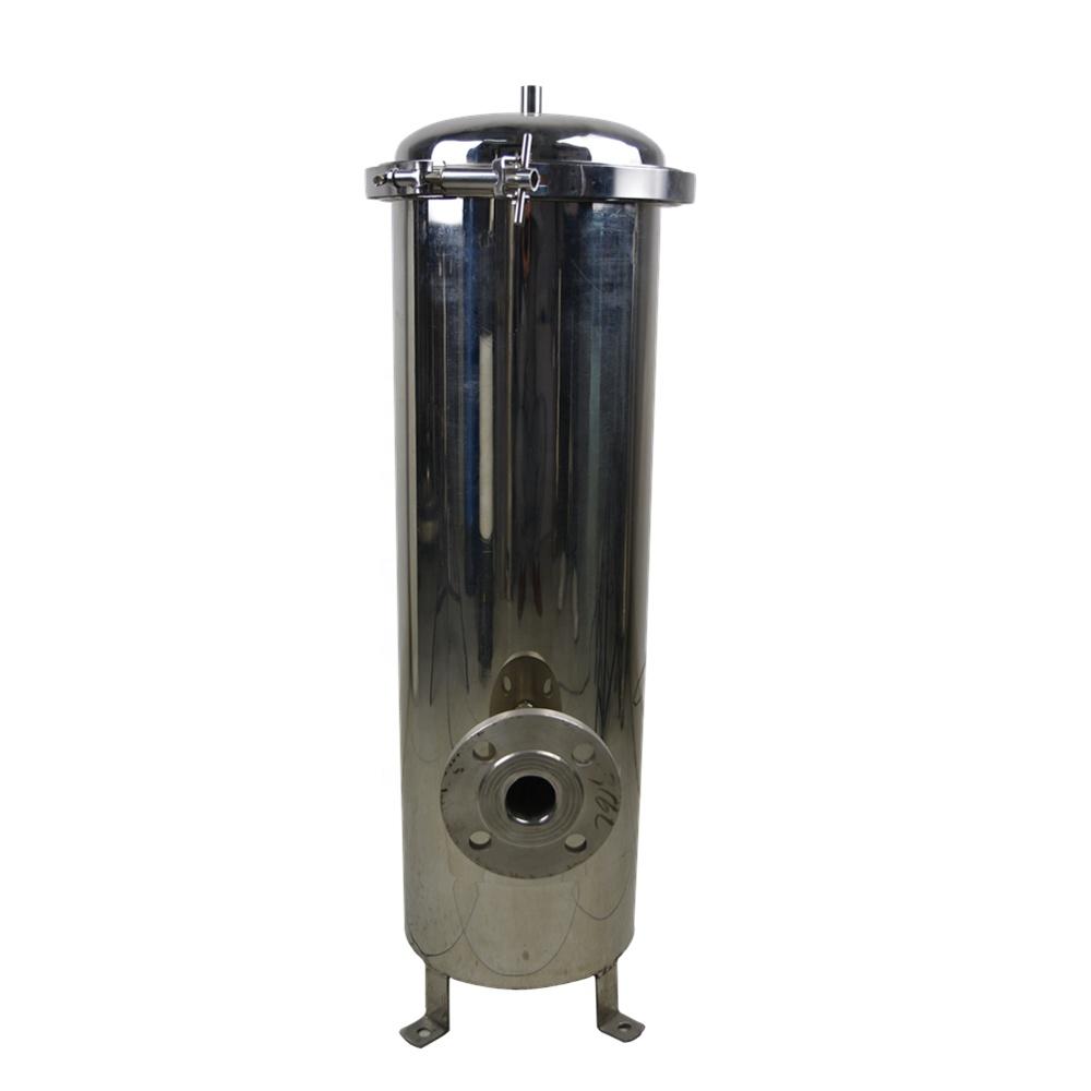 stainless steel filter cartridge housing for pre water treatment with 10 20 30 40 inch filter elements 3-7 cores.