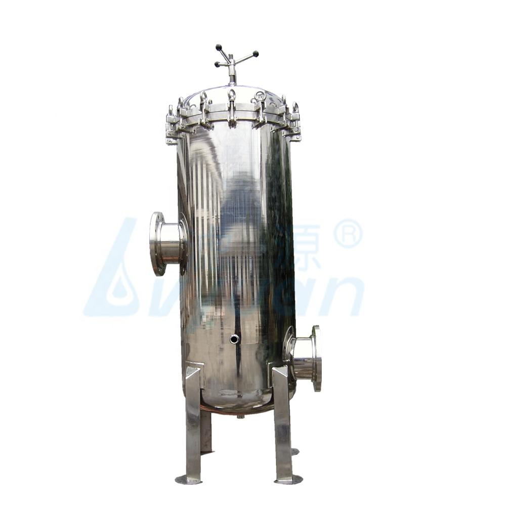China supplier 20 filter core 40 inch stainless steel cartridge filter housing for beer filtration