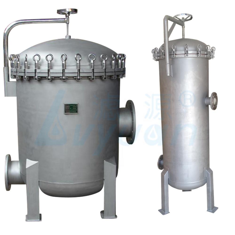 40 inch high flow rate stainless steel cartridge filter housing with water cartridge filter