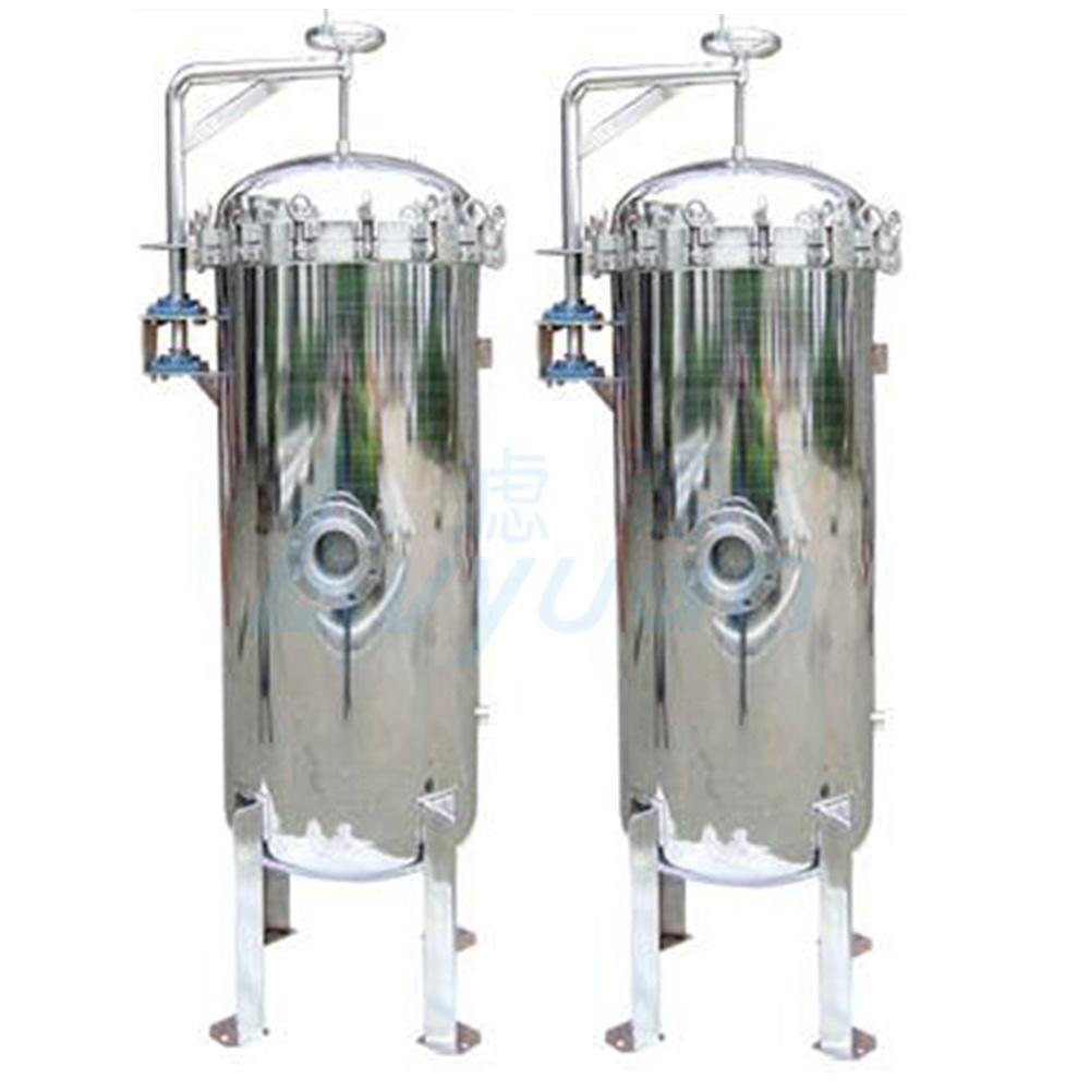 Industrial ss304 316 multi cartridge water filter housing 10 20 30 40 inch stainless steel housing for liquid filtration